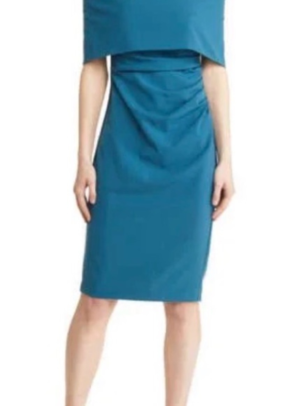 Vince Camuto Teal Off-Shoulder Midi Dress NWT